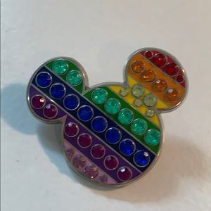 Rainbow pride disney mickey pin.